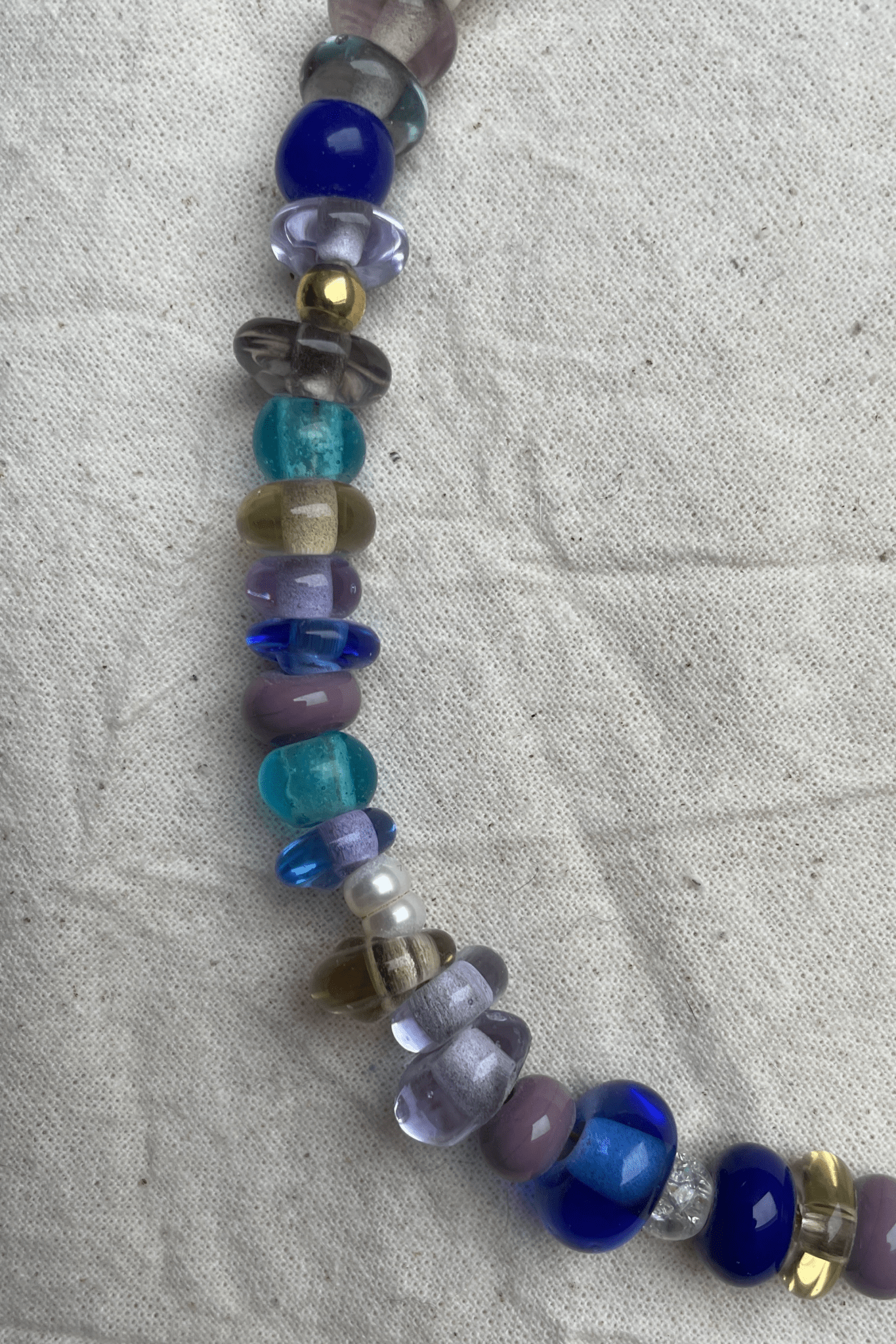 Selma - Glass Bead Necklace - Easthope Studio - Murano Glass