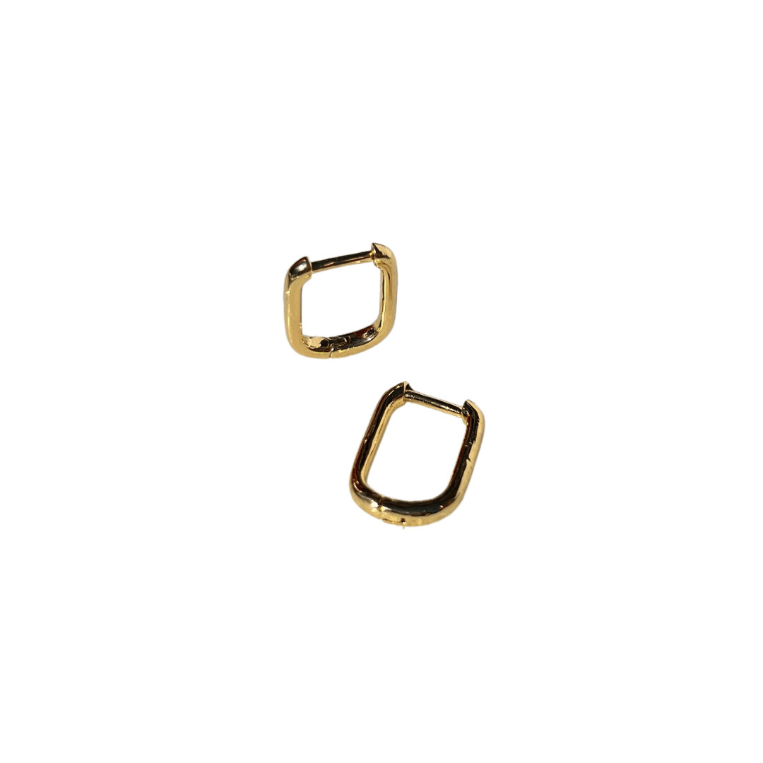 Small Oval Hoops - Easthope Studio - Everyday Gold Hoops