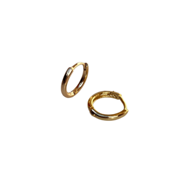 Smaller Everyday Hoops - Easthope Studio - Everyday Gold Hoops