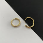 Everyday Gold Hoop - 18ct Gold Plate - Easthope Studio - Everyday Good Hoops