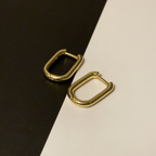 Small Oval Hoops