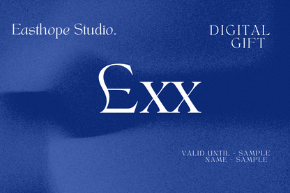 Easthope Studio Digital Gift Card