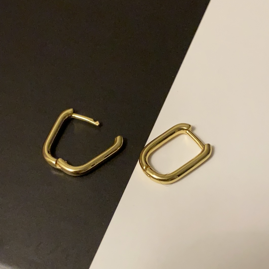 Small Oval Hoops