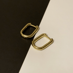 Small Oval Hoops - Easthope Studio - Everyday Gold Hoops