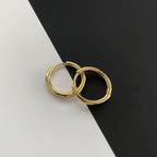 Smaller Everyday Hoops - Easthope Studio - Everyday Gold Hoops