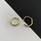 Smaller Everyday Hoops - Easthope Studio - Everyday Gold Hoops