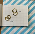 Smaller Everyday Hoops - Easthope Studio - Everyday Gold Hoops
