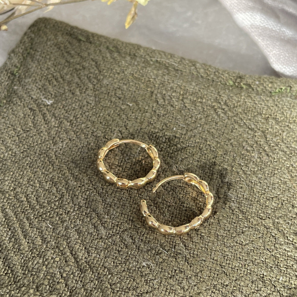 The Isla - Bobble Hoop - Easthope Studio - Everyday Gold Hoops