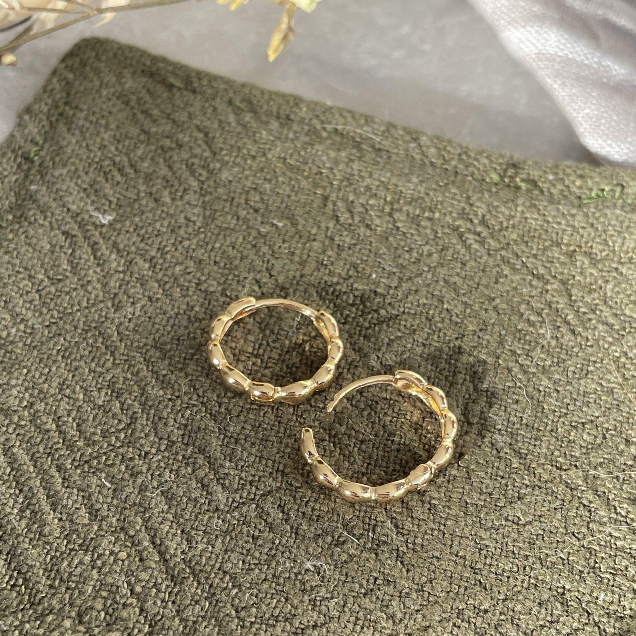 The Isla - Bobble Hoop - Easthope Studio - Everyday Gold Hoops